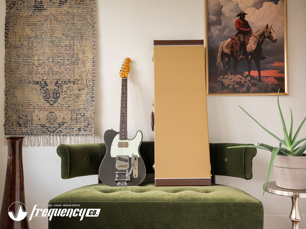 Squire Classic Vibes 60's Custom Telecaster with Bigsby Tremolo in Charcoal Frost Metallic - 2025