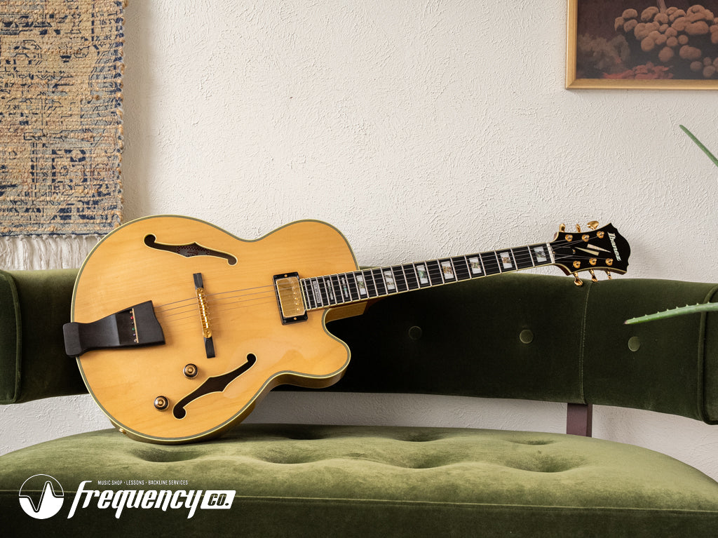 Ibanez PM-200 Pat Metheny Signature Hollow-Body in a Natural Finish - 2015
