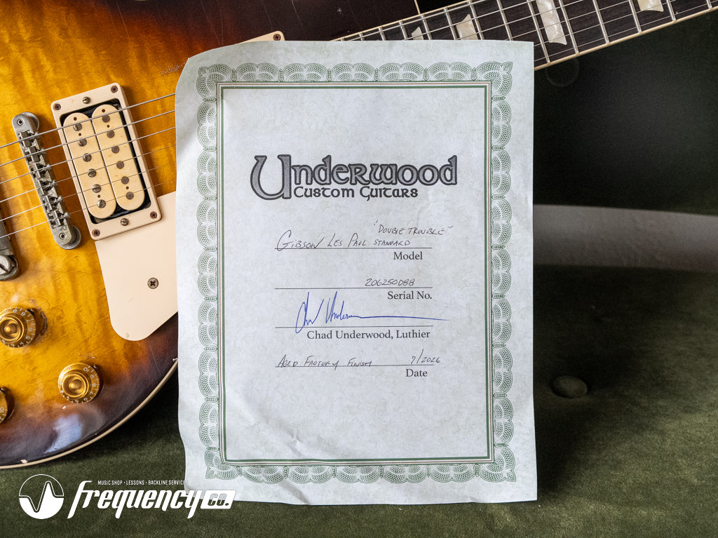 Gibson Les Paul Standard "Double Trouble" Underwood Custom Relic - 2025