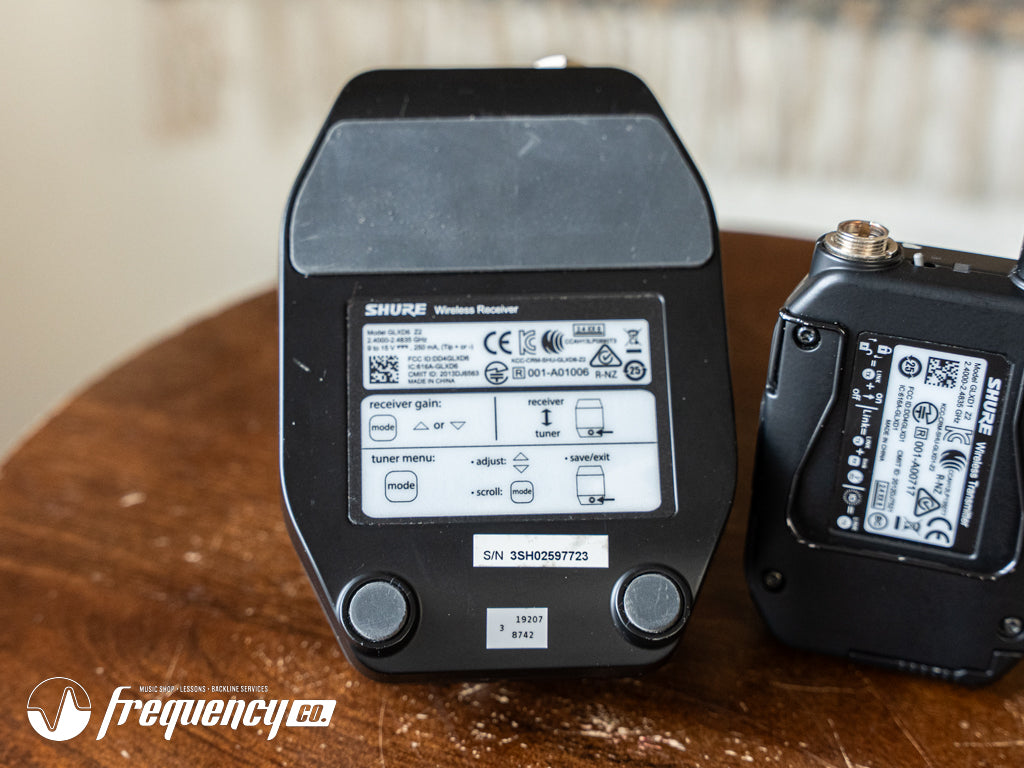 Shure GLXD6 Z2 and GLXD1 Z2 Wireless Transmitter and Receiver