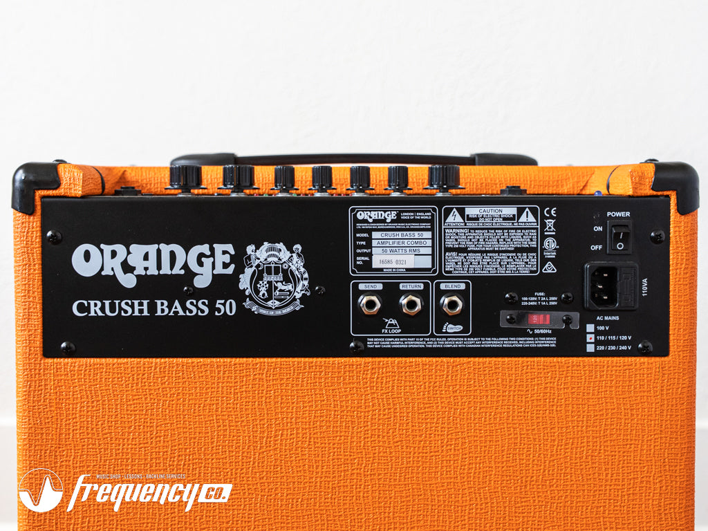 Orange Crush Bass 50 Combo Amplifier