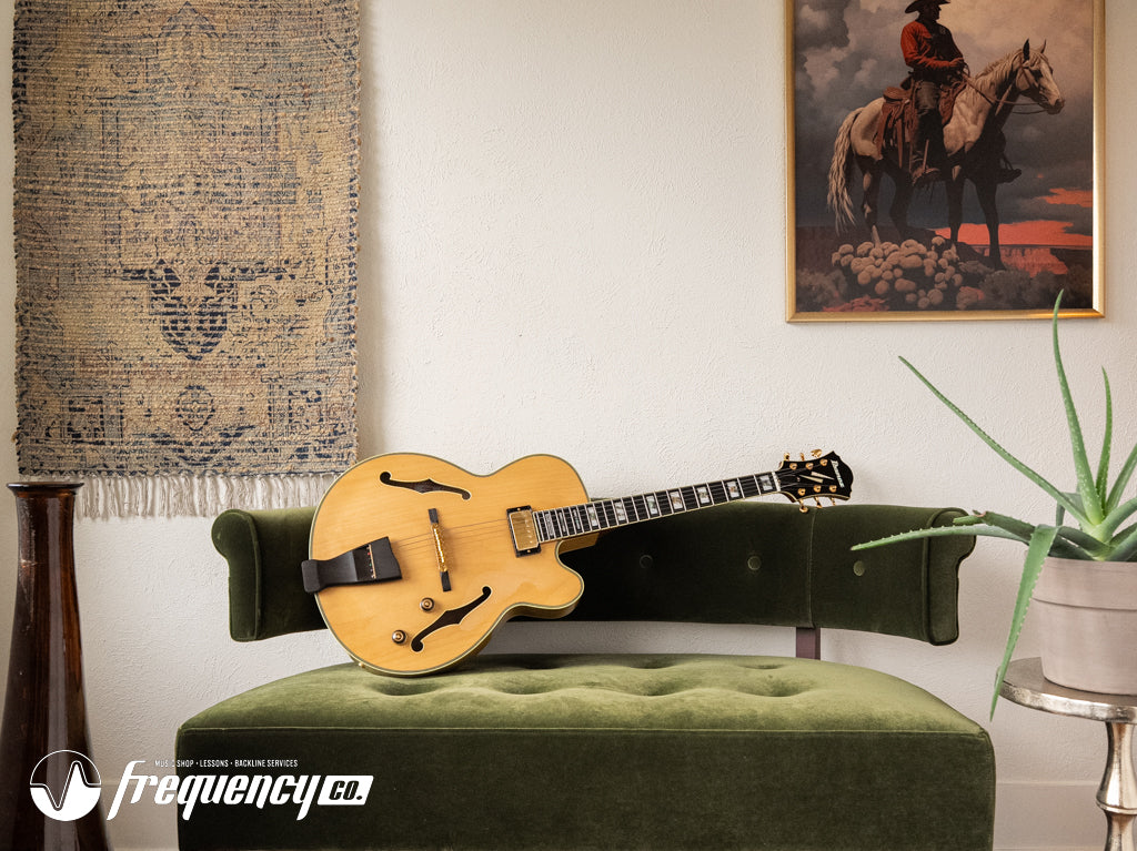 Ibanez PM-200 Pat Metheny Signature Hollow-Body in a Natural Finish - 2015