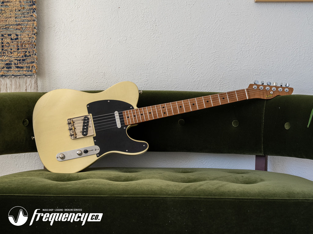 LSL Instruments T Bone Blonde with a Roasted Maple Neck and Contoured Body NAMM 2026 Build