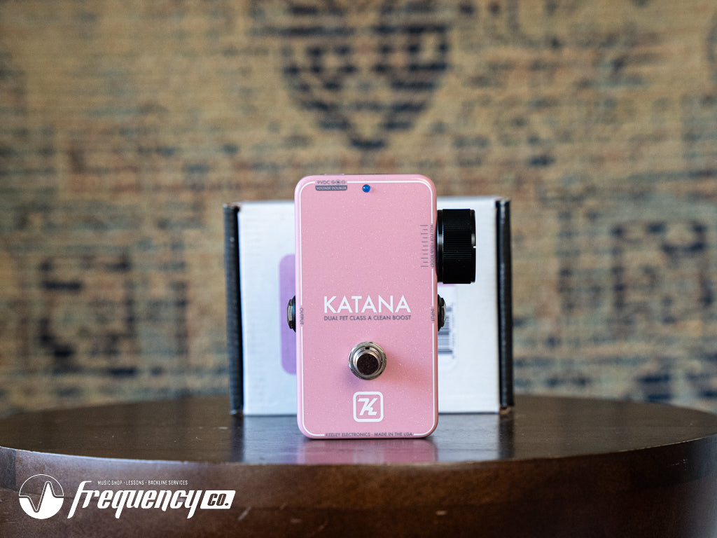 Keeley Katana Clean Boost Limited Edition Pink Sparkle