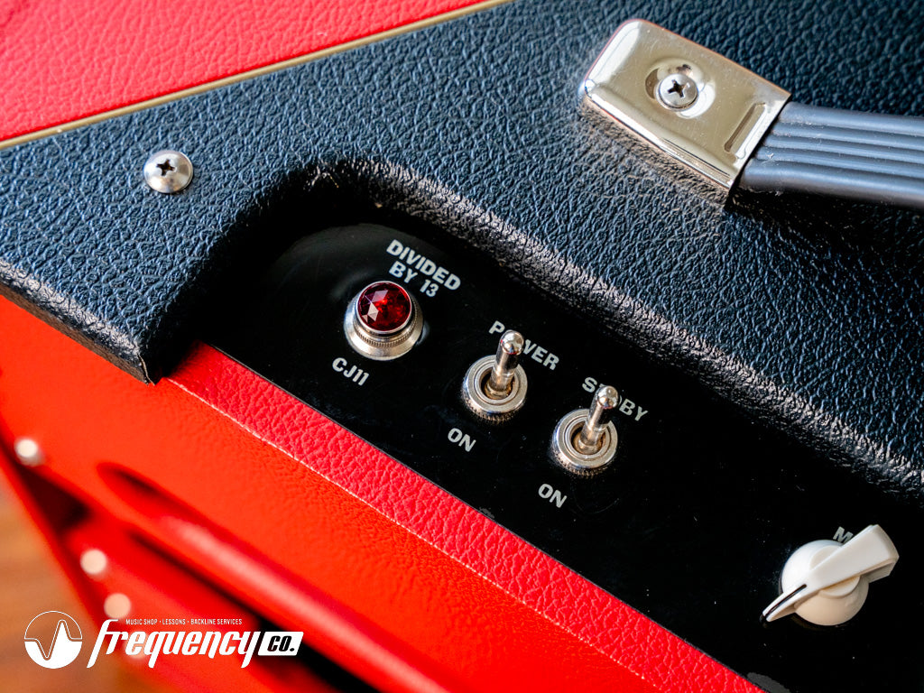 Divided By 13 CJ11 Combo Amplifier in Custom Red and Black Finish - 2012