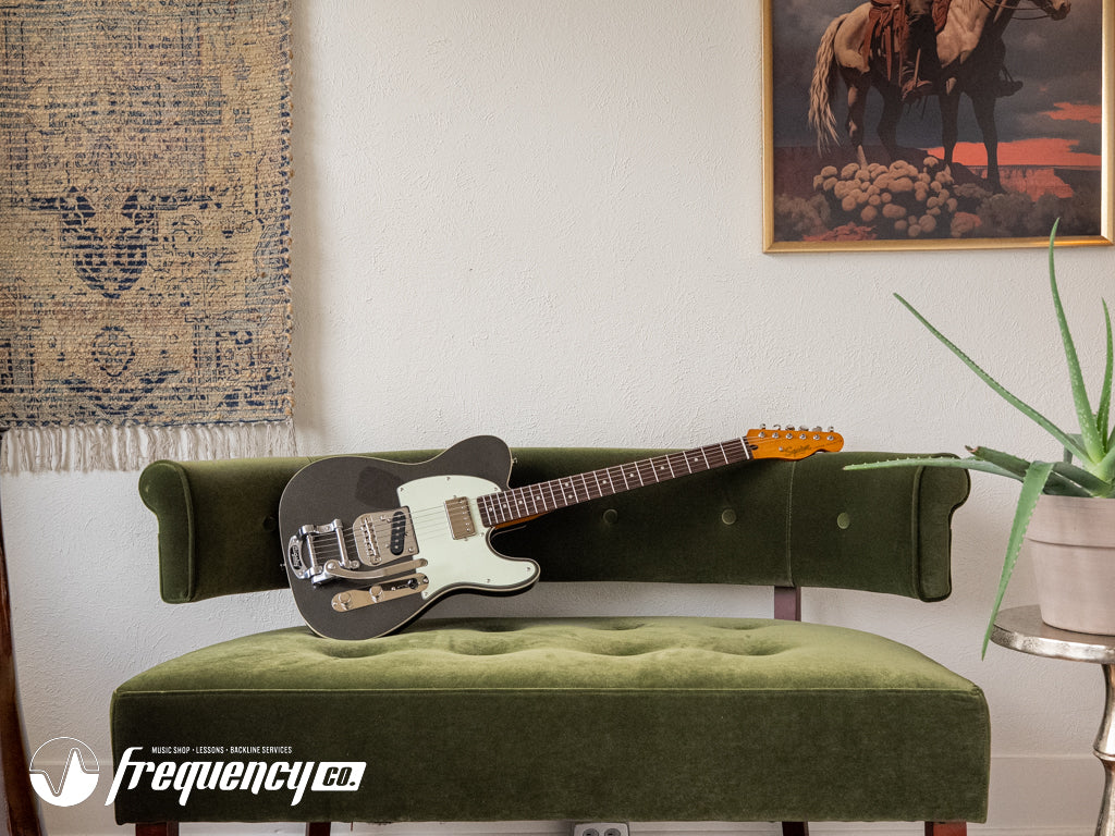 Squire Classic Vibes 60's Custom Telecaster with Bigsby Tremolo in Charcoal Frost Metallic - 2025