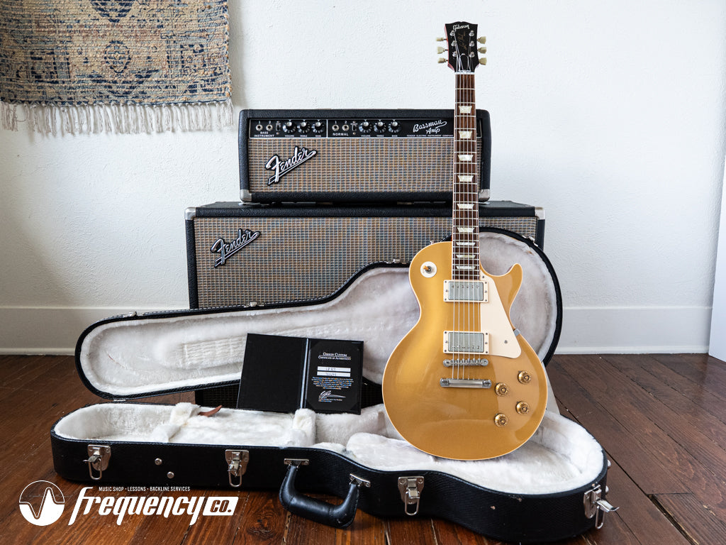 Gibson Les Paul Custom Shop R7 Gold Top Custom Order with a Red Back - 2011