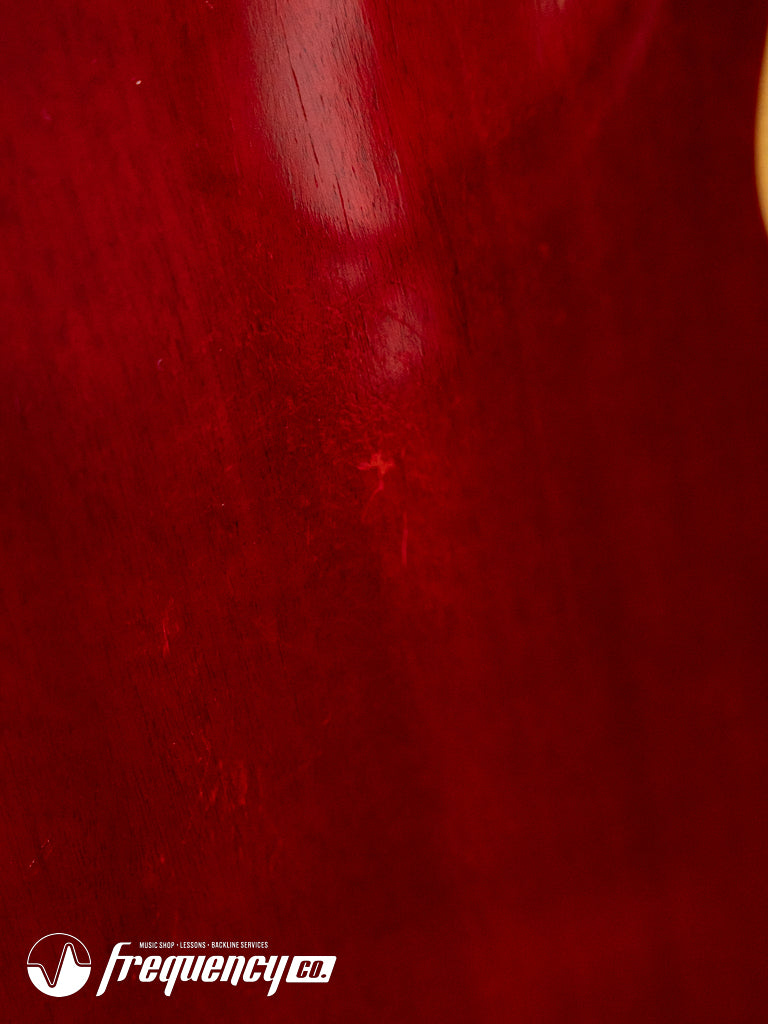 Guild Starfire V in Cherry Red with Rare Mahogany Body - 1965