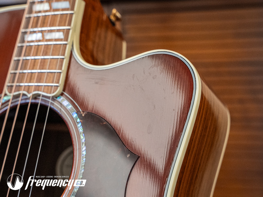 Gibson Songwriter Standard EC in Rosewood Burst Equipped with Fishman Prefix Plus-T Electronics - 2020