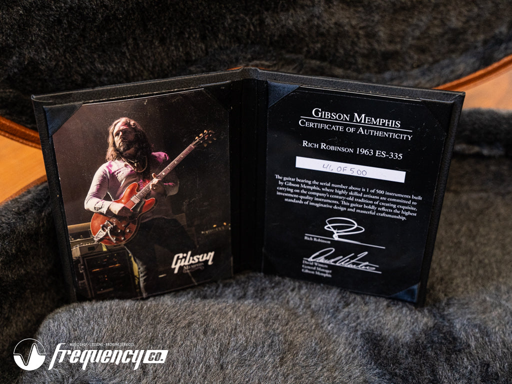 Gibson Custom Shop Rich Robinson #46/500 1963 ES-335 VOS  - 2015