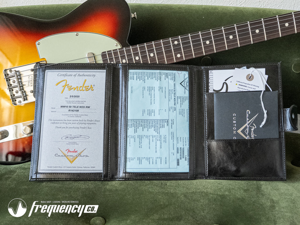 Fender Custom Shop Wildwood 10 59' Telecaster NOS with a Rosewood Fingerboard - 2025