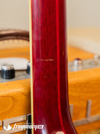 Guild Starfire V in Cherry Red with Rare Mahogany Body - 1965