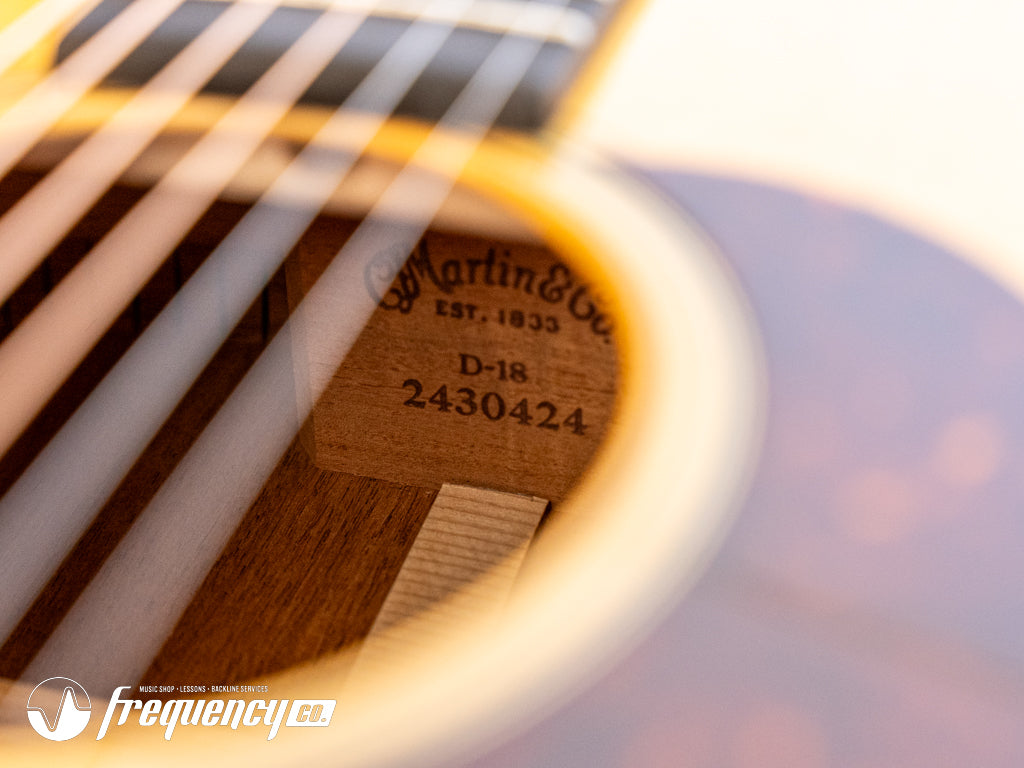 Martin D-18 Reimagined Series with a Solid Sitka Spruce Top and Mahogany Back and Sides - 2019