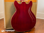 Guild Starfire V in Cherry Red with Rare Mahogany Body - 1965