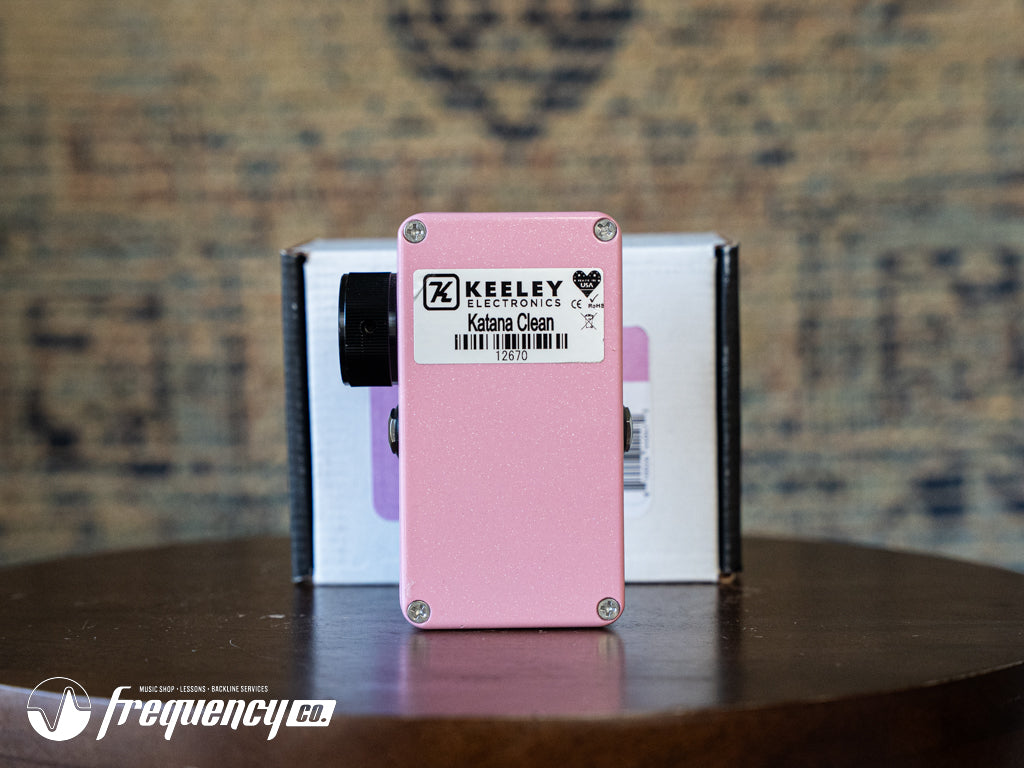 Keeley Katana Clean Boost Limited Edition Pink Sparkle