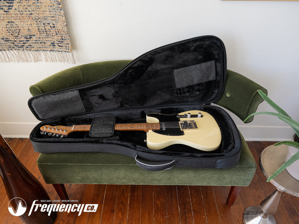 LSL Instruments T Bone Blonde with a Roasted Maple Neck and Contoured Body NAMM 2026 Build