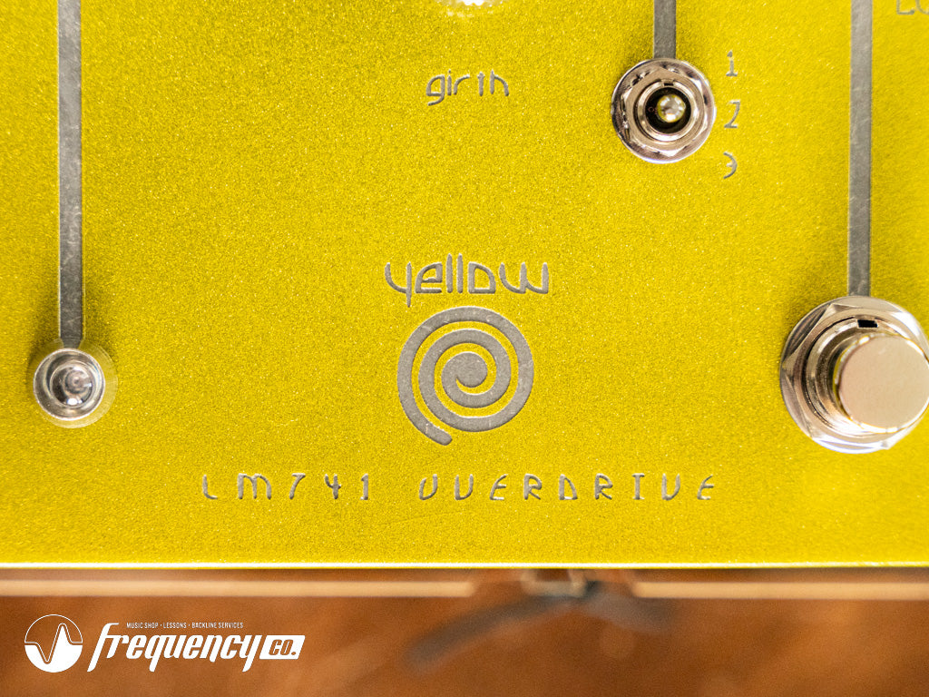 Yellow Spiral LM741 Overdrive