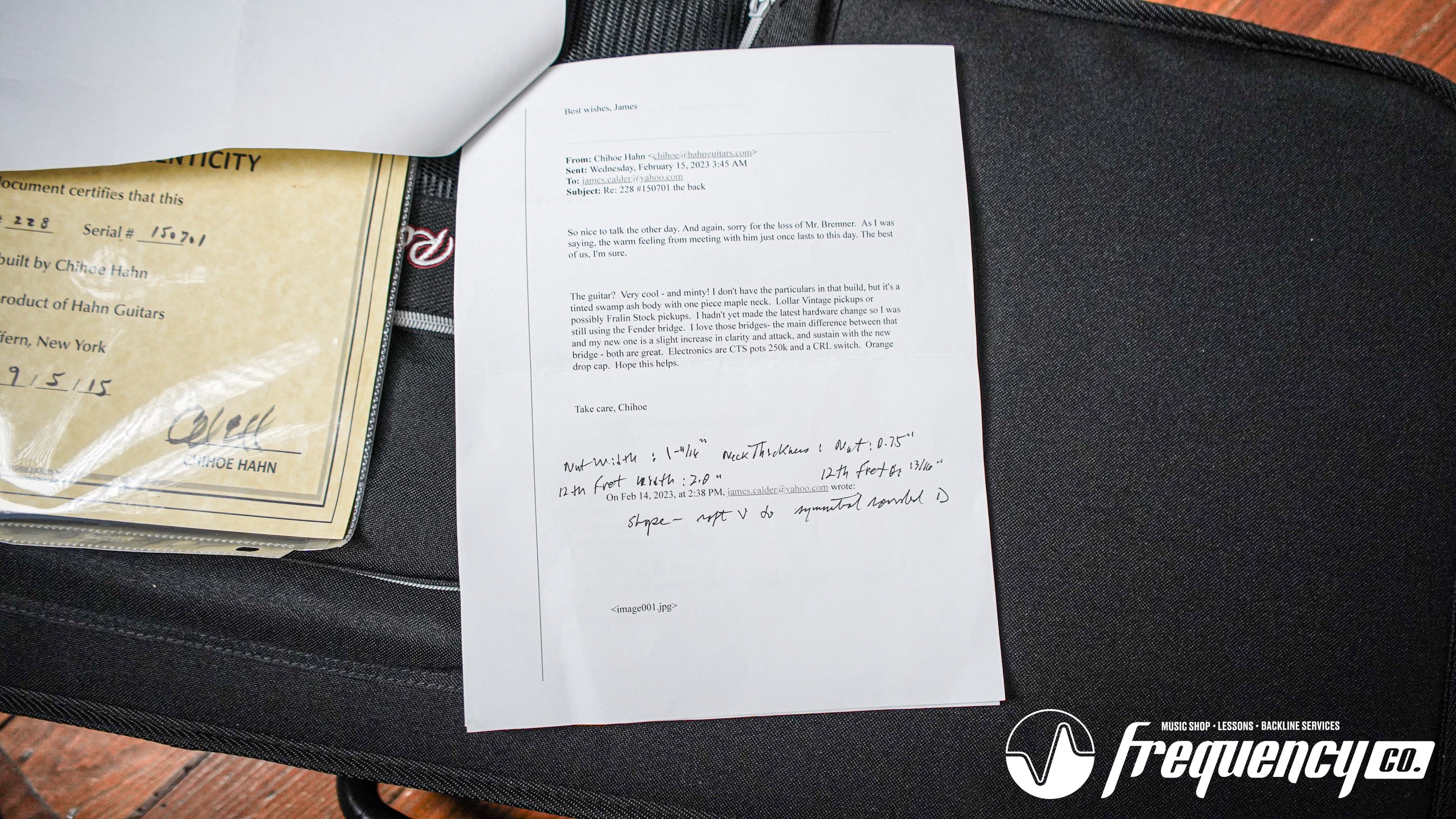 Hahn 228 Blackguard T Style Guitar in Butterscotch - 2015