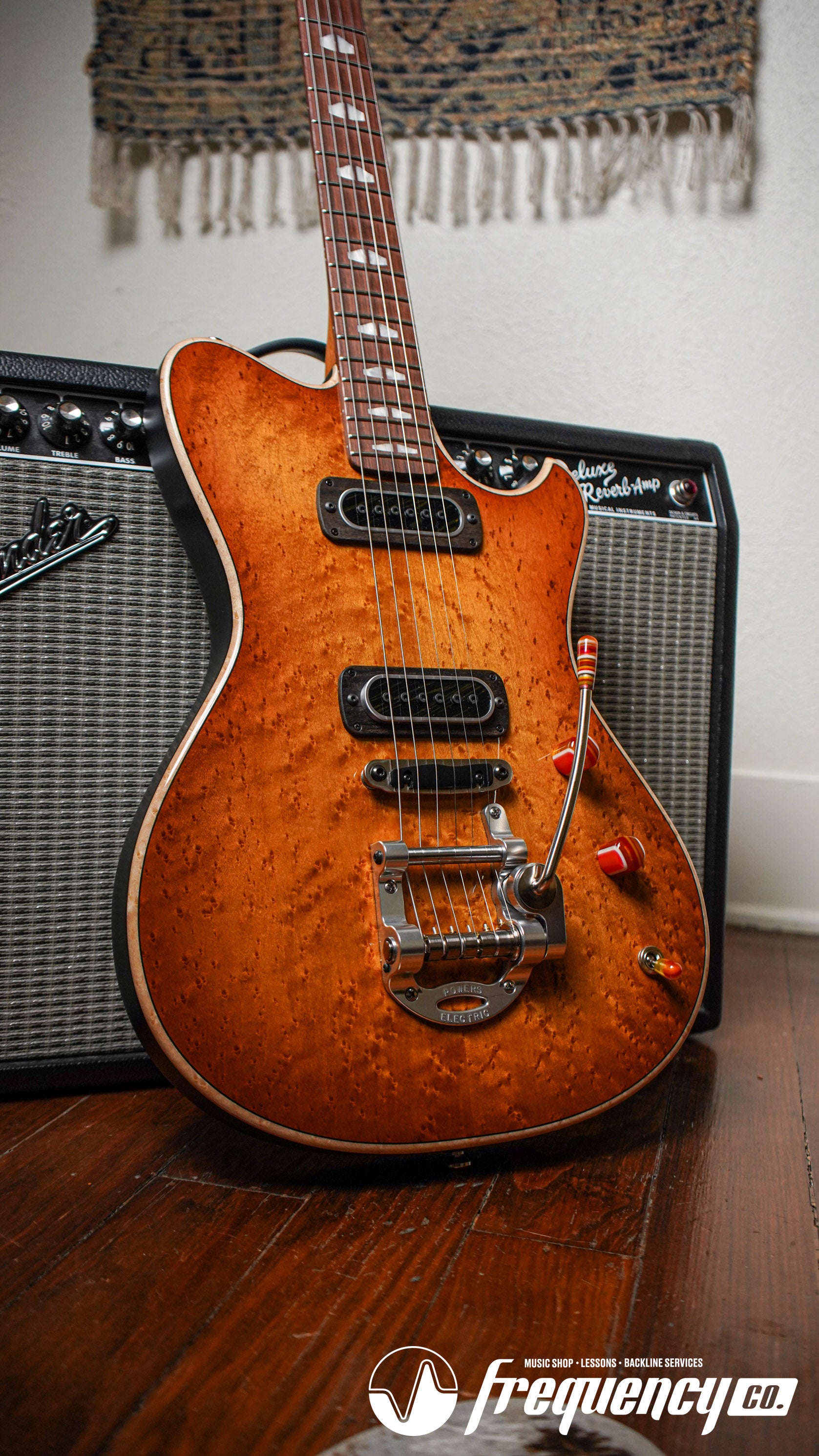 Powers Electric A-Type Select Birdseye Maple PF42 Pickups - Pale Ale