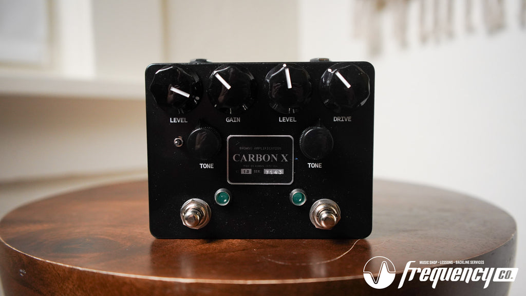 Browne Amplification Carbon X Dual Overdrive in Black