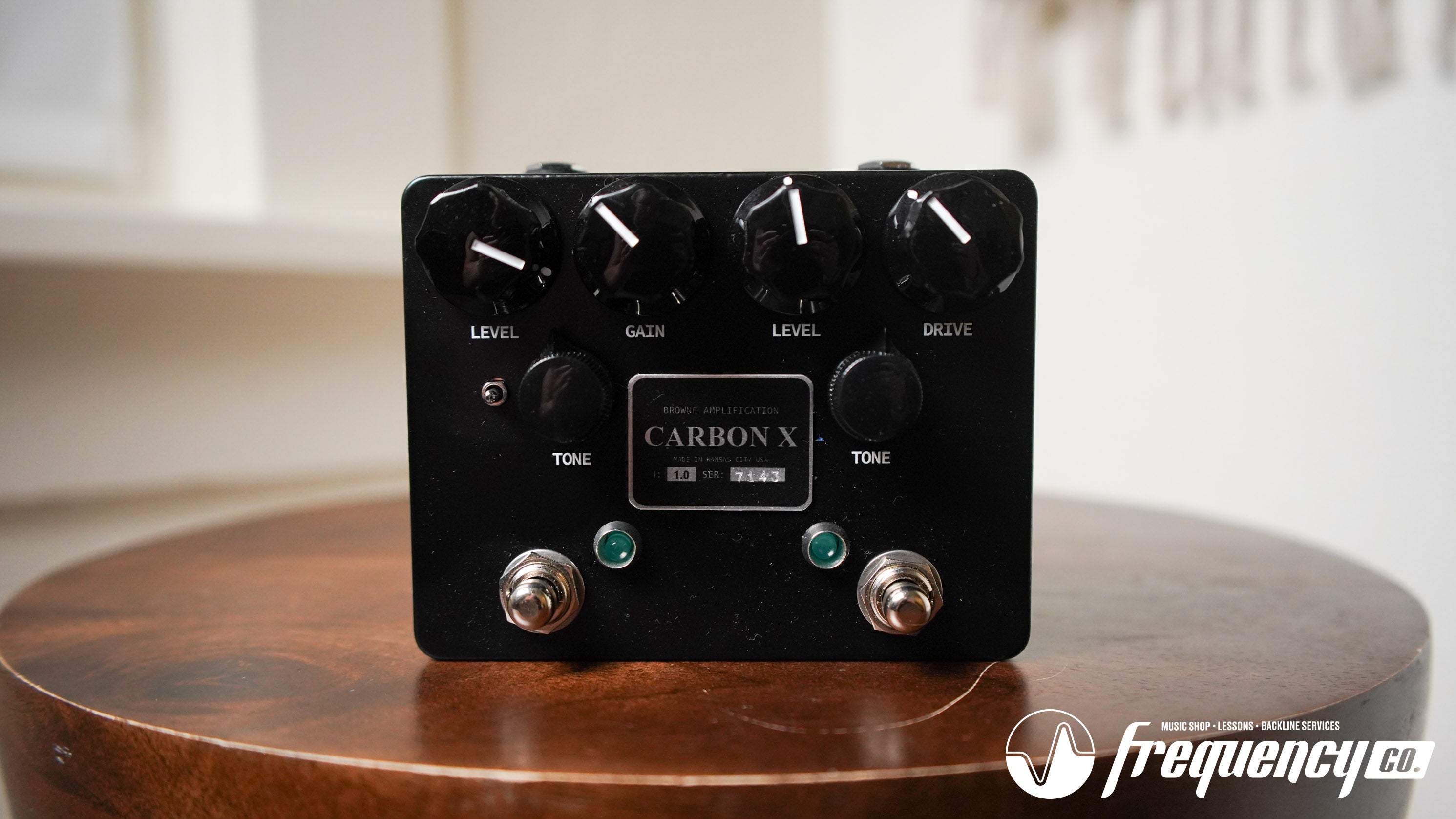 Browne Amplification Carbon X Dual Overdrive in Black