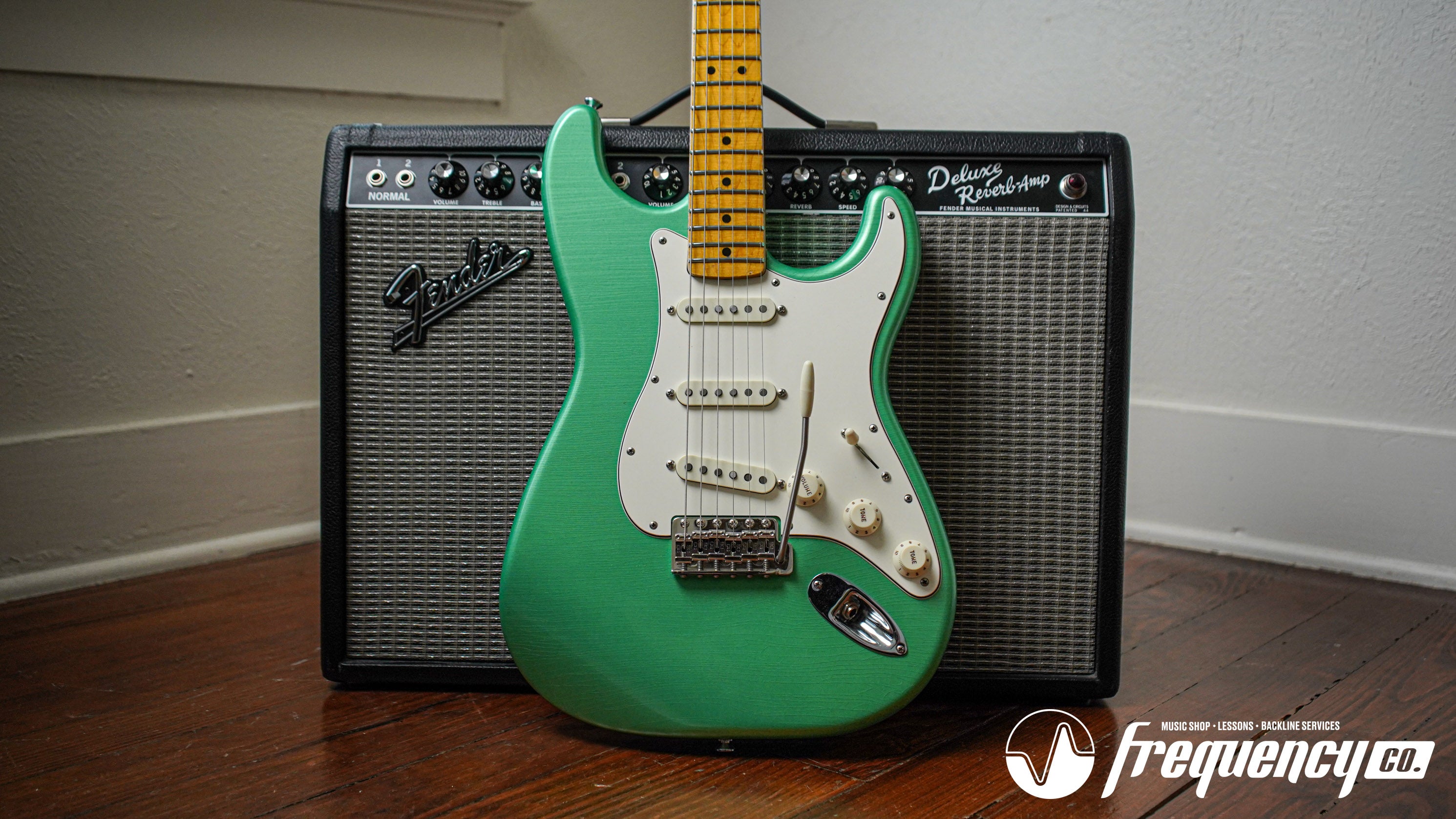 Fender '68 Stratocaster Partscaster in Thin Kandy Lime Green Pearl Nitro Aged - 2020