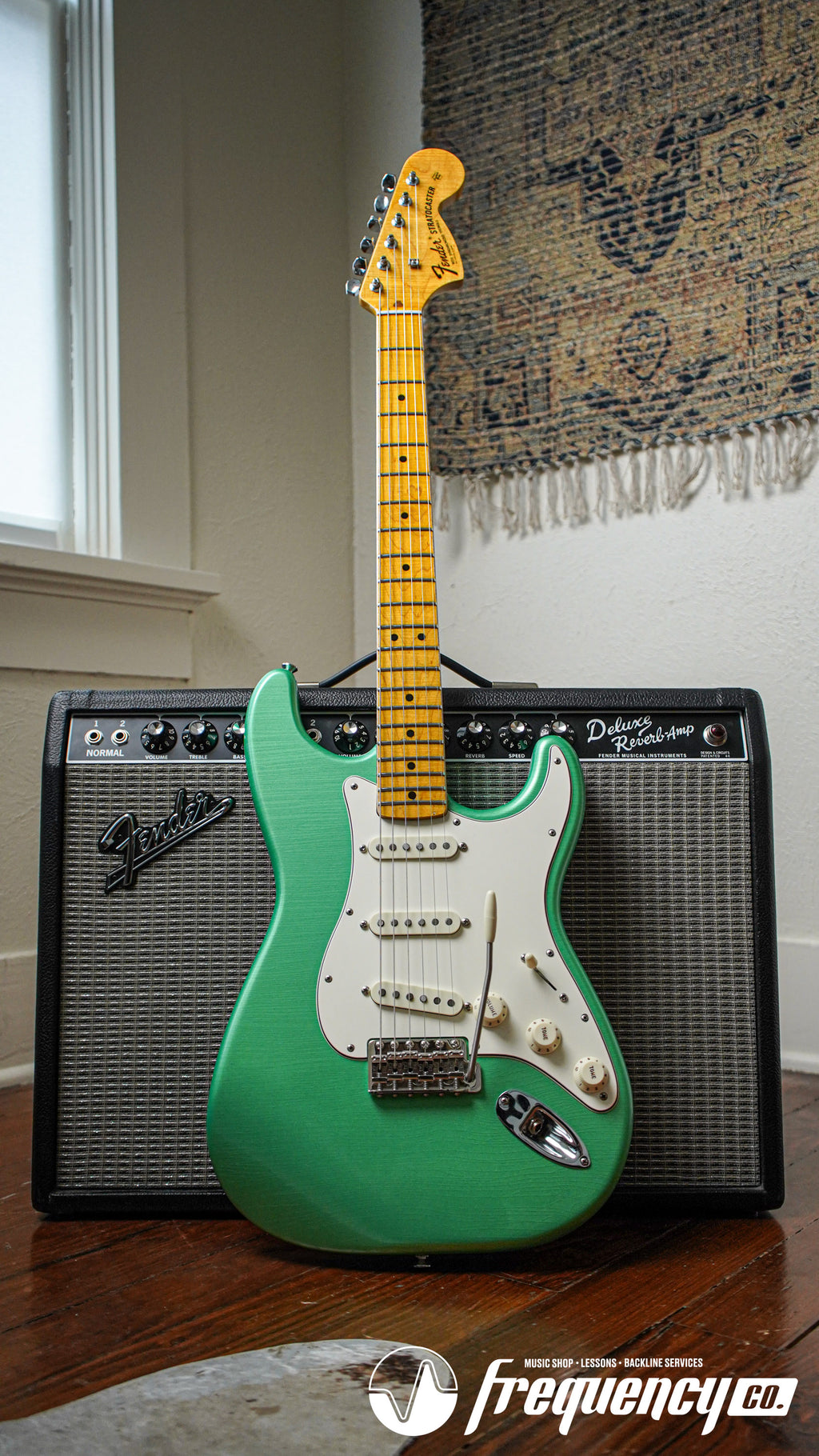 Fender '68 Stratocaster Partscaster in Thin Kandy Lime Green Pearl Nitro Aged - 2020