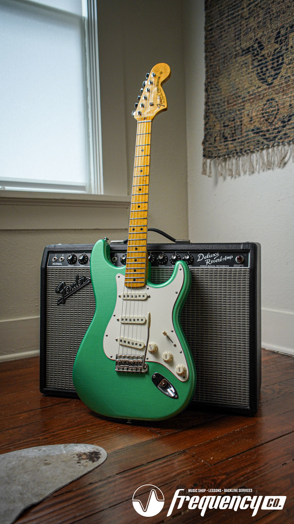 Fender '68 Stratocaster Partscaster in Thin Kandy Lime Green Pearl Nitro Aged - 2020