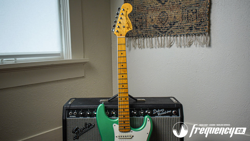 Fender '68 Stratocaster Partscaster in Thin Kandy Lime Green Pearl Nitro Aged - 2020