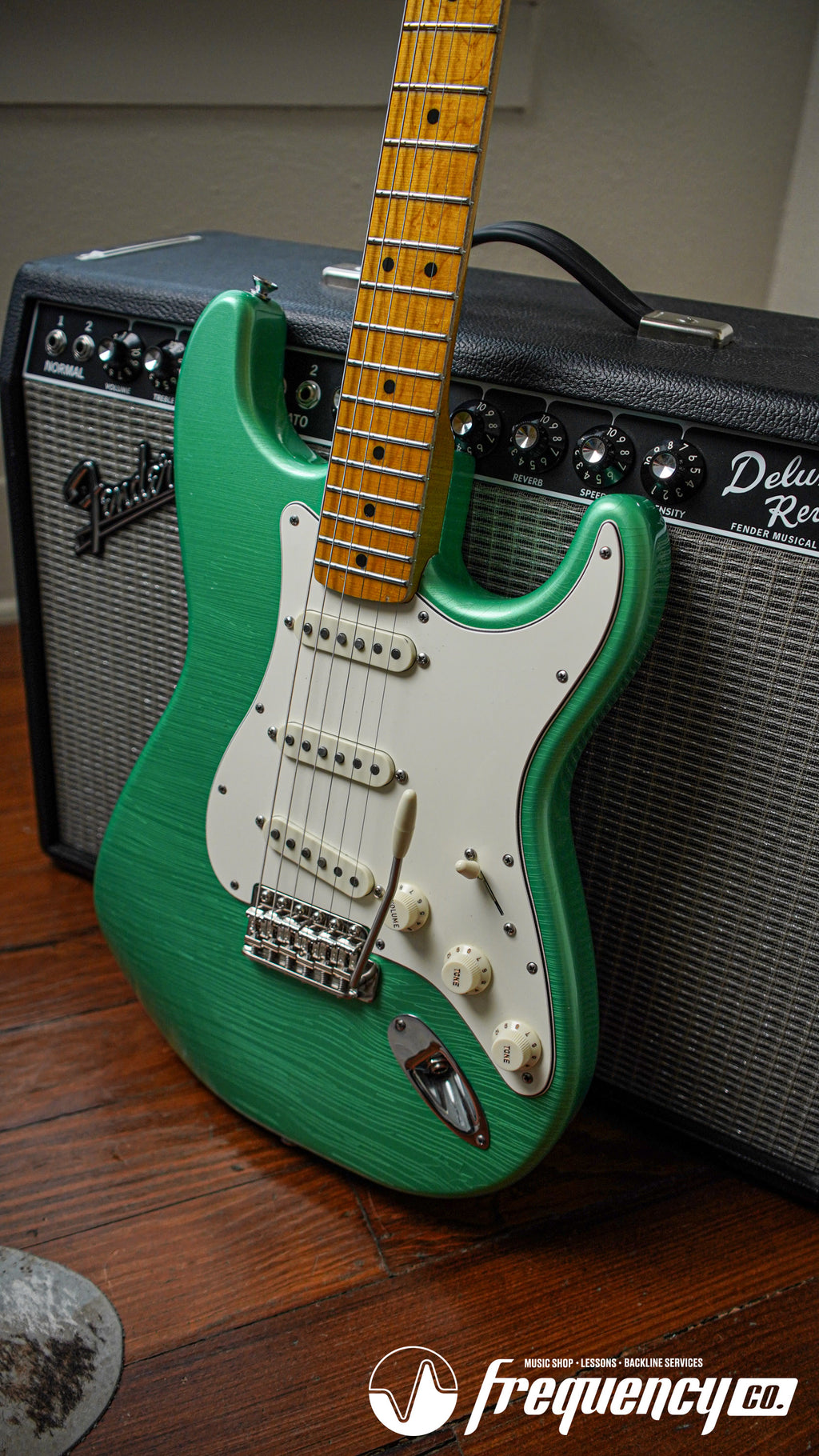 Fender '68 Stratocaster Partscaster in Thin Kandy Lime Green Pearl Nitro Aged - 2020