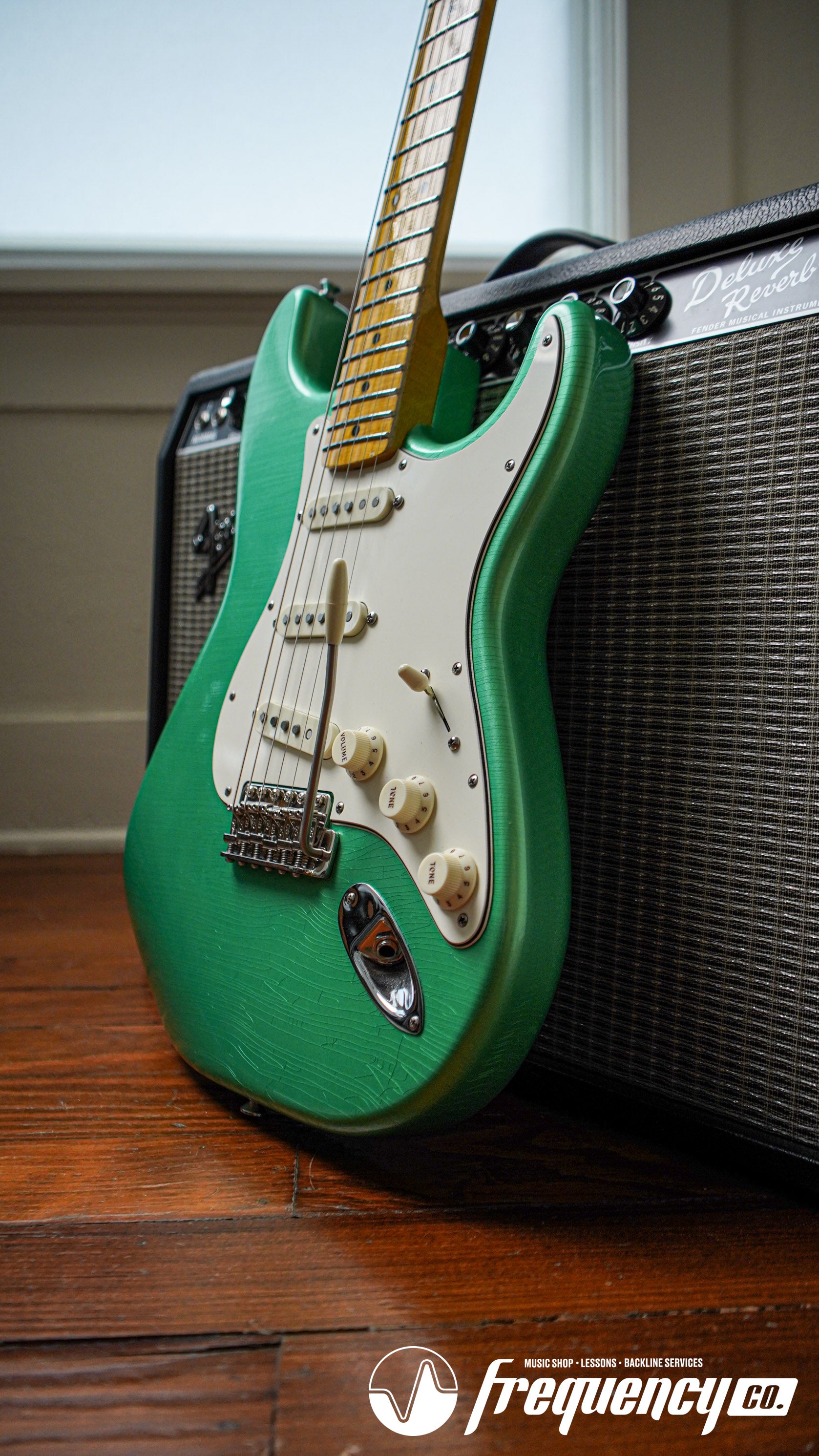 Fender '68 Stratocaster Partscaster in Thin Kandy Lime Green Pearl Nitro Aged - 2020