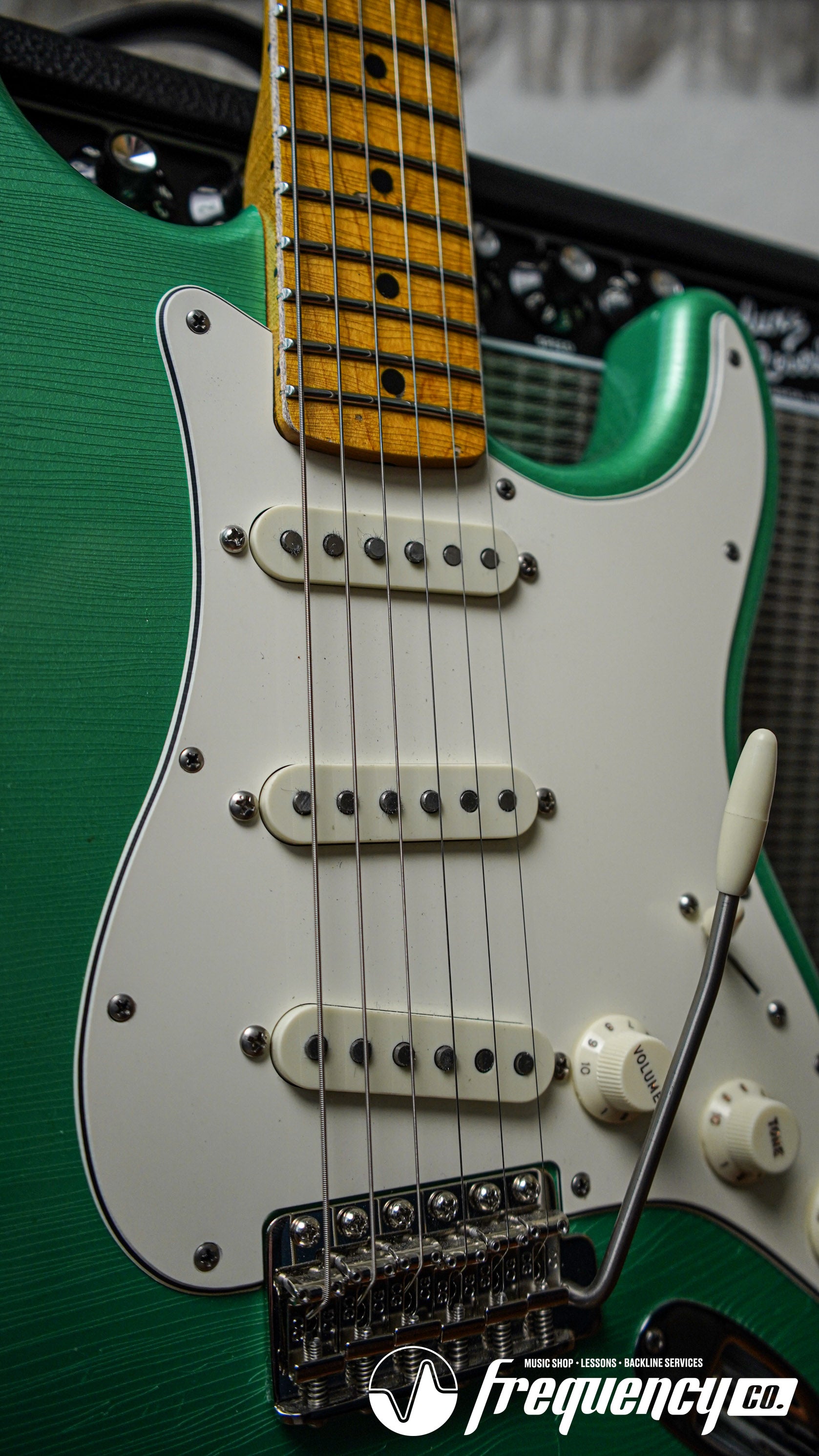 Fender '68 Stratocaster Partscaster in Thin Kandy Lime Green Pearl Nitro Aged - 2020