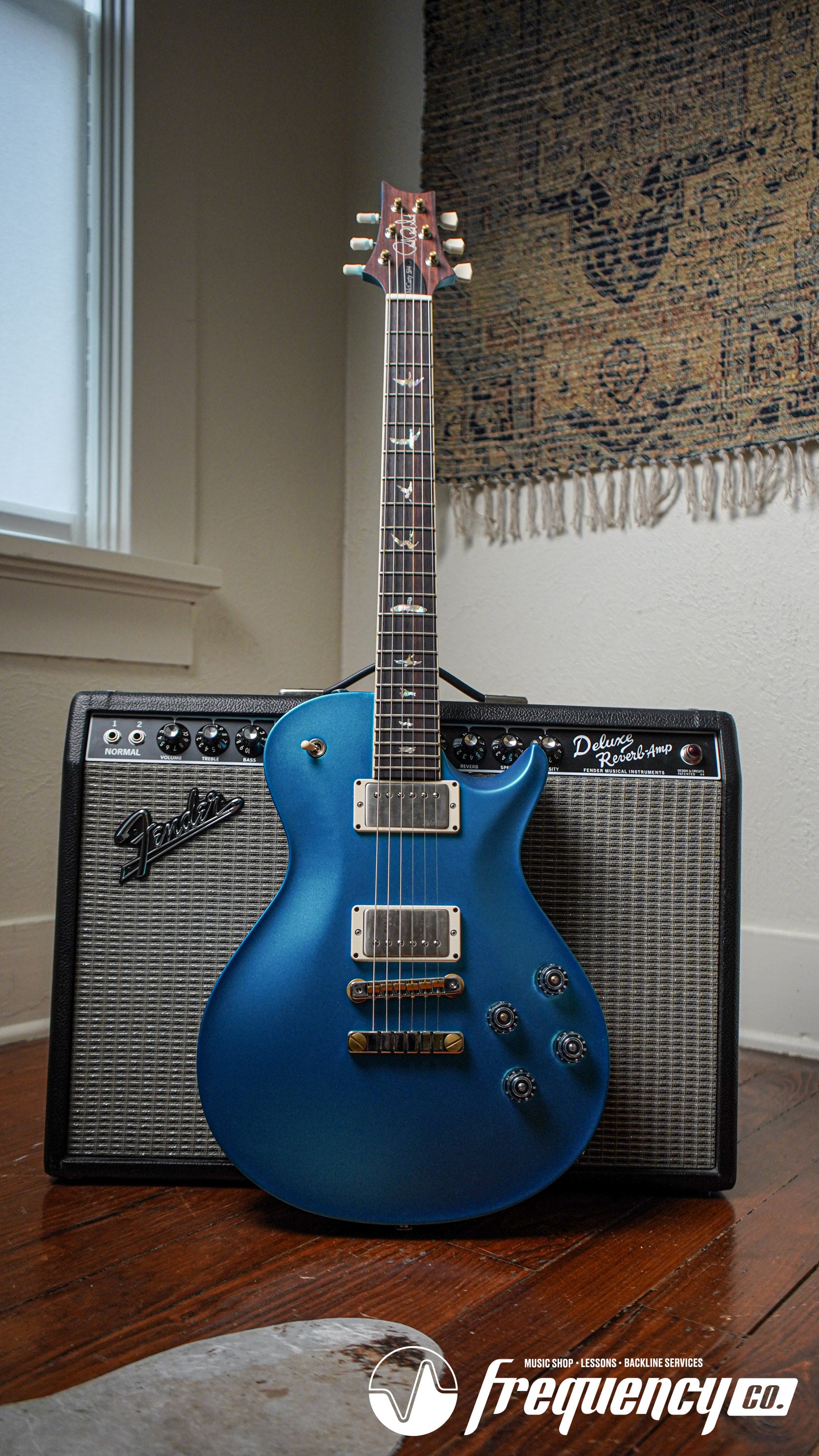 PRS McCarty 594 Singlecut Electric Guitar Royal Blue Metallic Satin - 2023