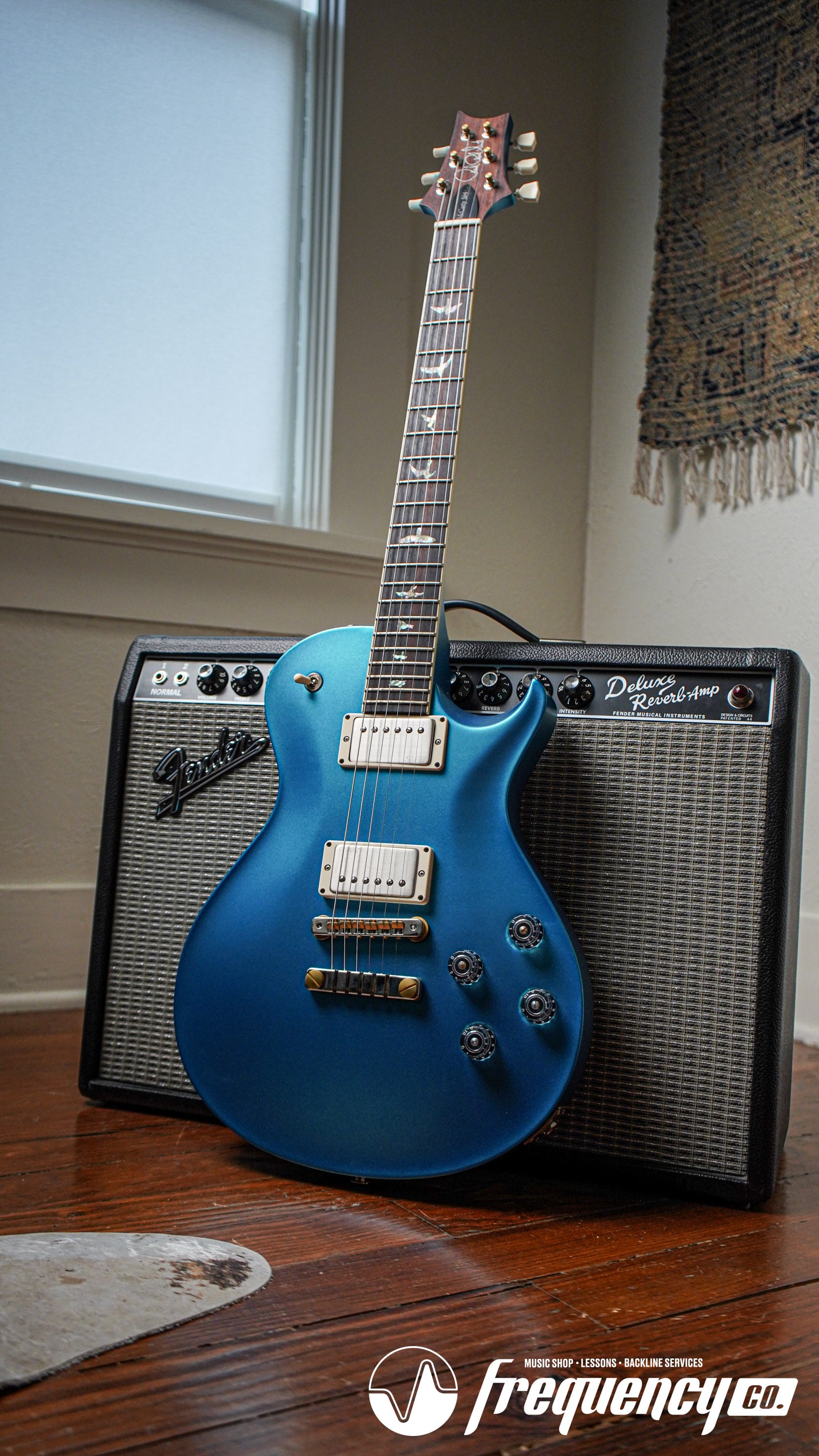 PRS McCarty 594 Singlecut Electric Guitar Royal Blue Metallic Satin - 2023