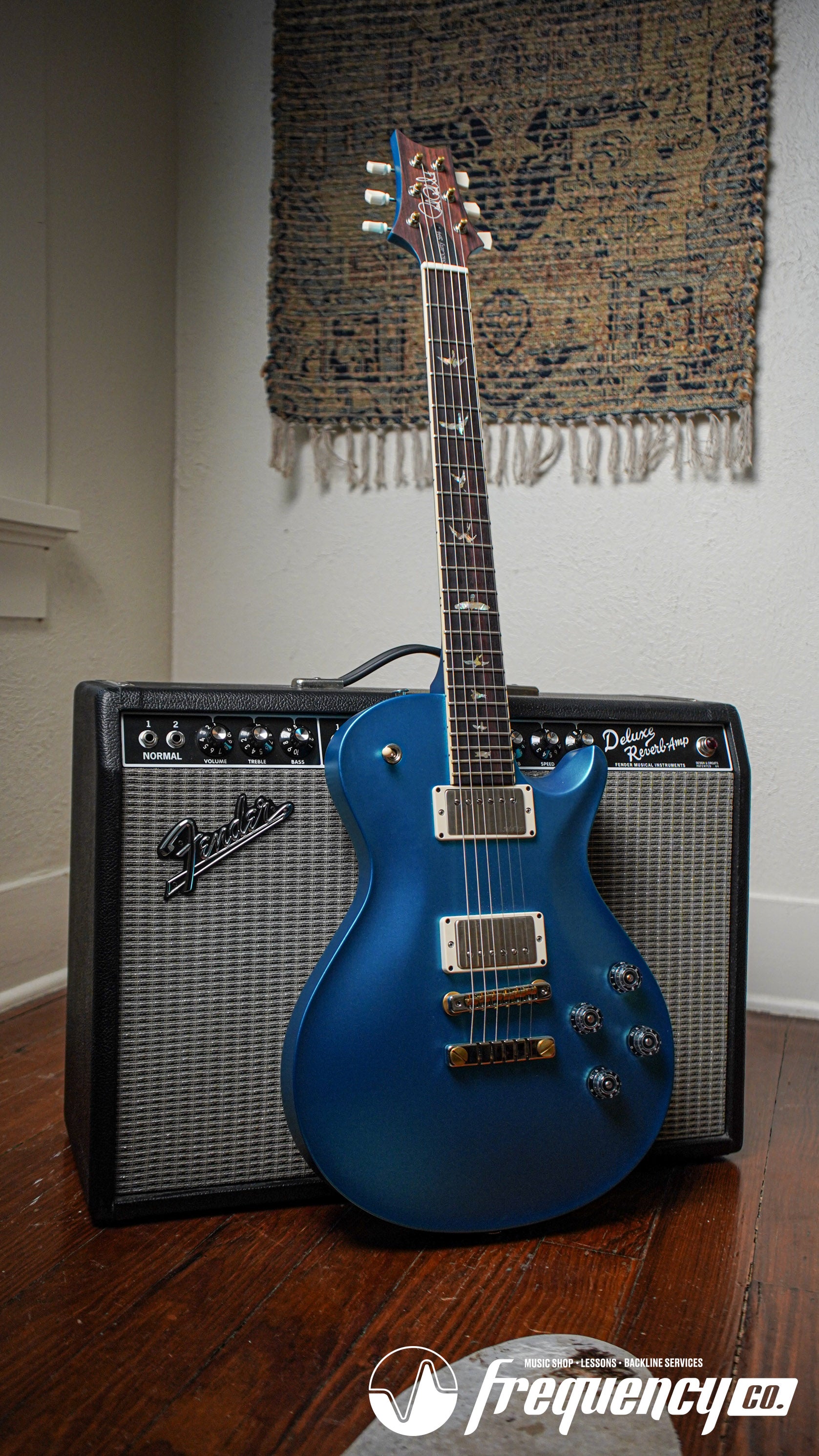 PRS McCarty 594 Singlecut Electric Guitar Royal Blue Metallic Satin - 2023