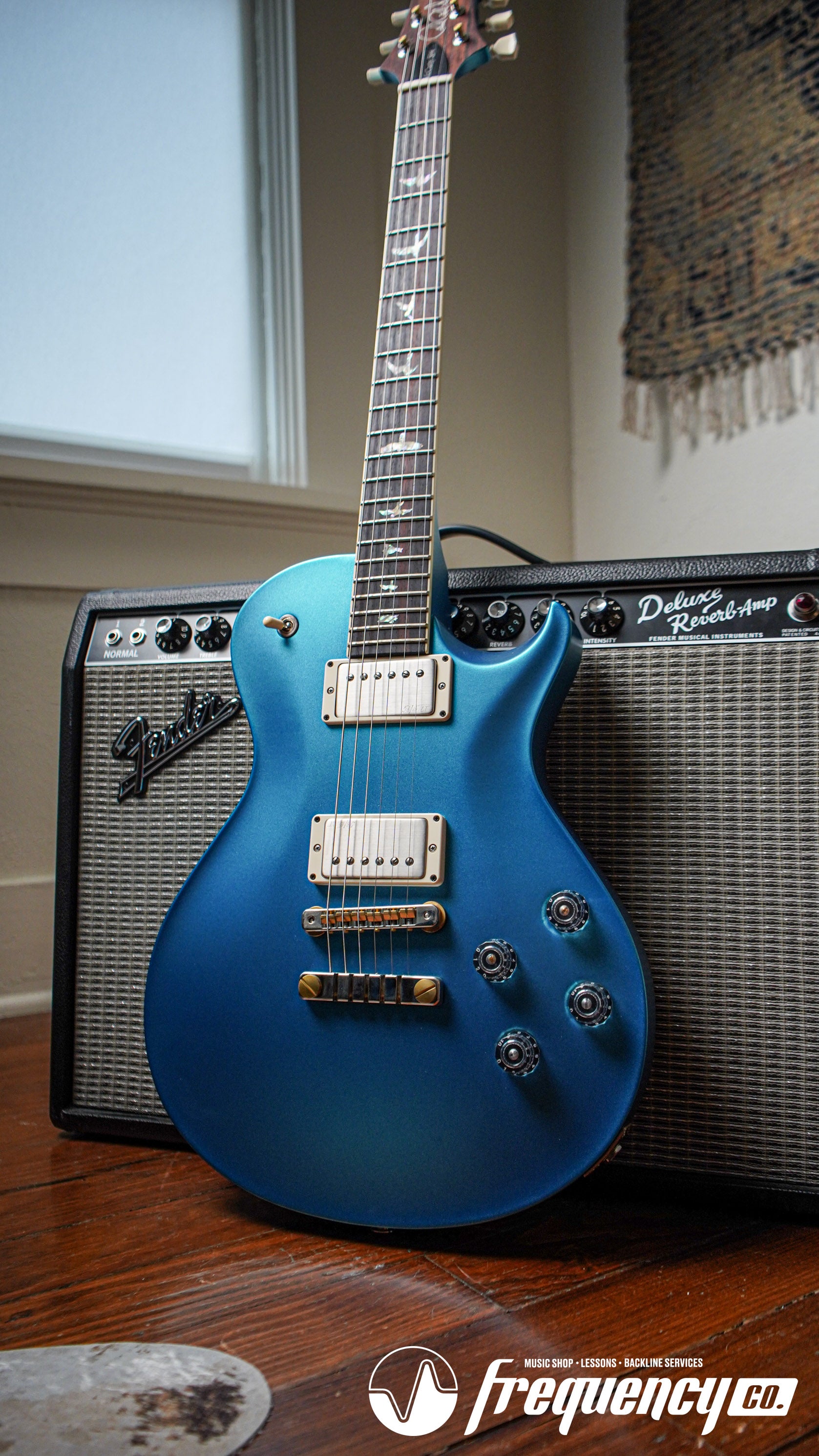 PRS McCarty 594 Singlecut Electric Guitar Royal Blue Metallic Satin - 2023