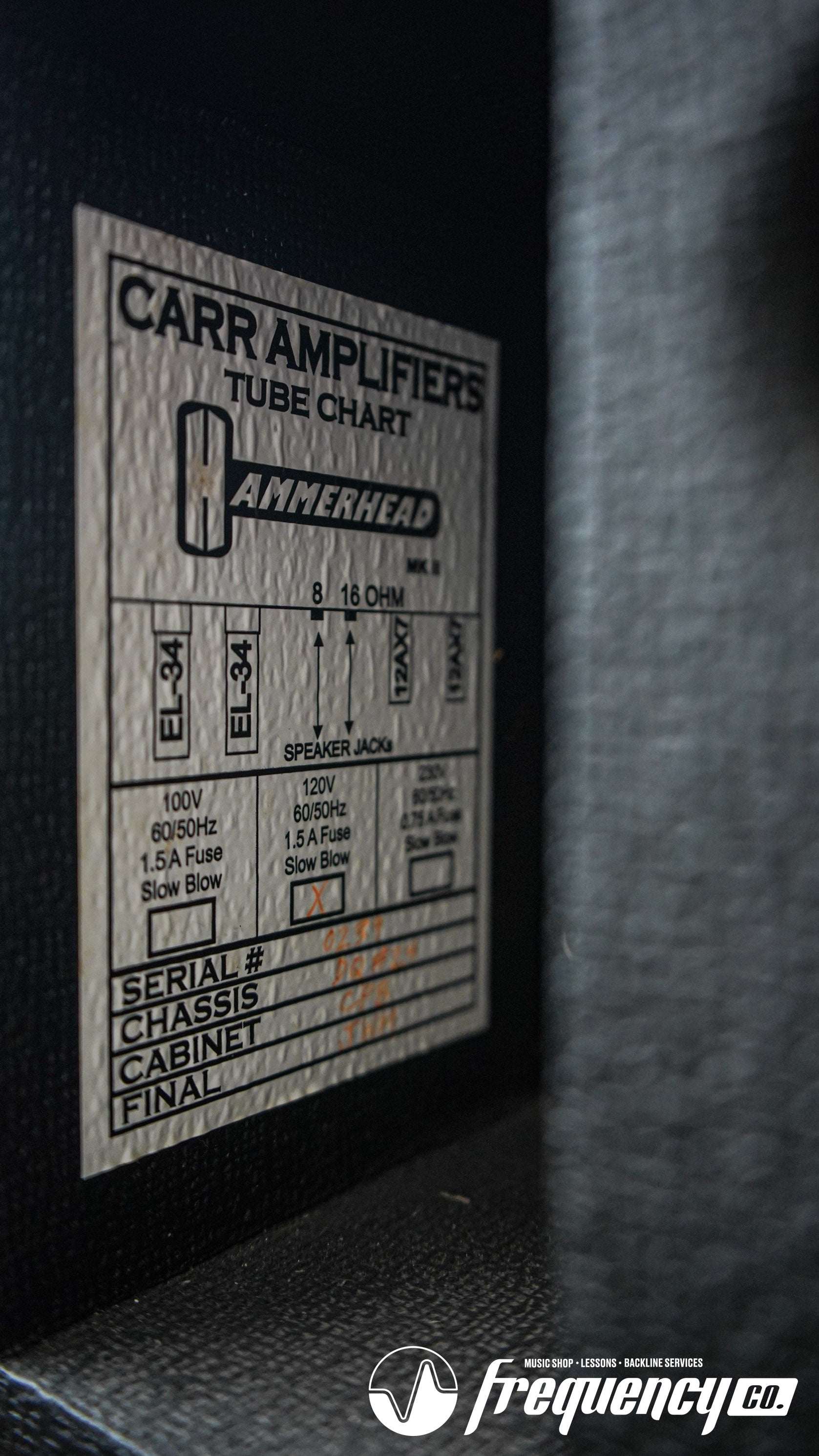 Carr Amplifiers Hammerhead Guitar Amplifier Head