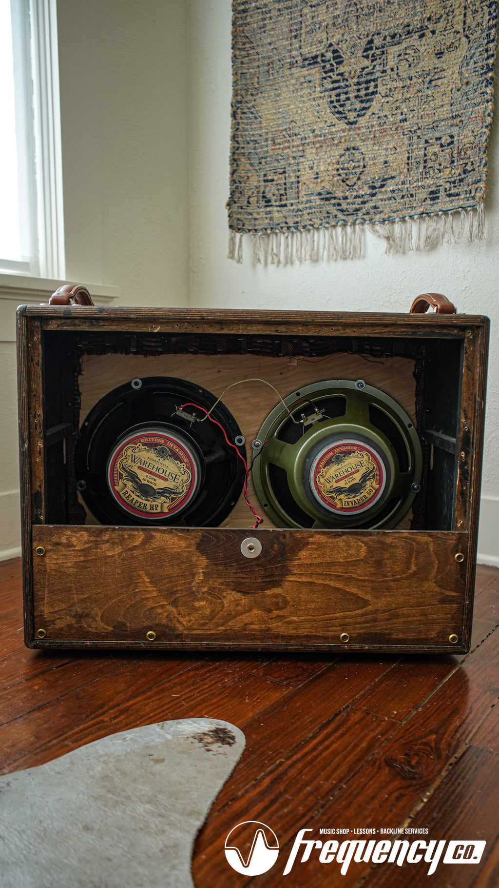 Custom 2x12 Cabinet loaded with a Warehouse Speakers
