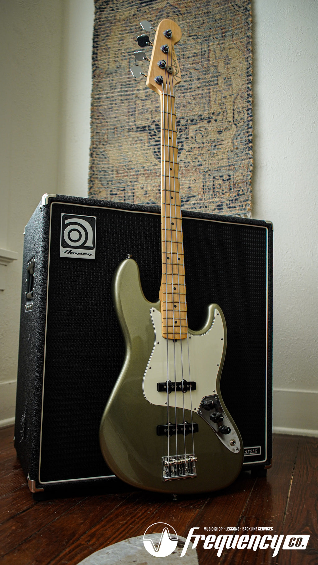 Fender American Standard Jazz Bass in rare Jade Pearl Metallic - 2012