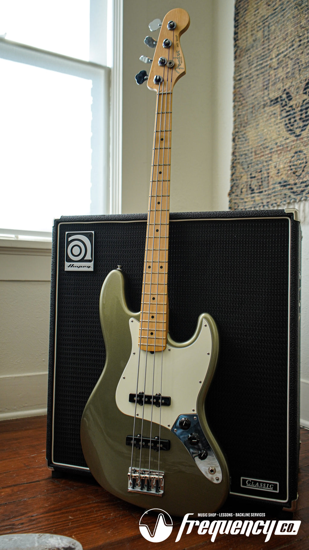 Fender American Standard Jazz Bass in rare Jade Pearl Metallic - 2012