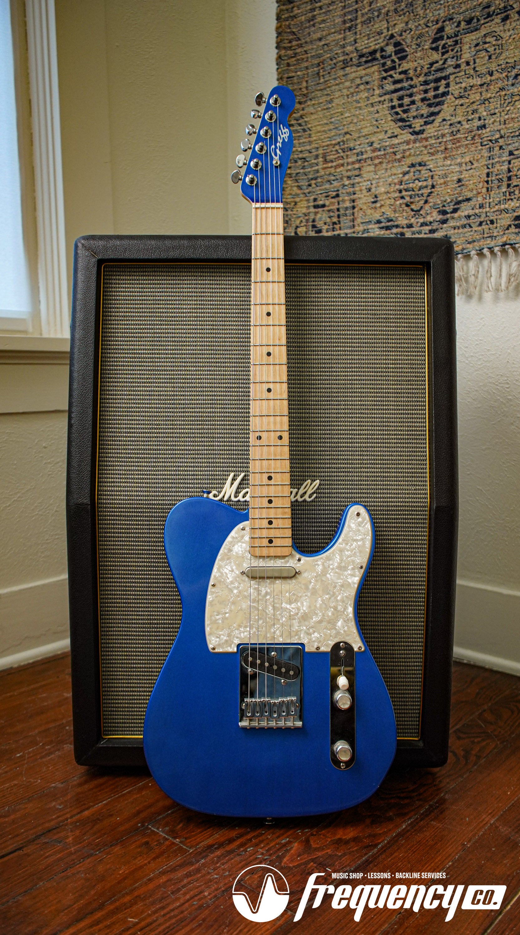 Gregg Guitars T Style Guitar in Blue - Early 2000's
