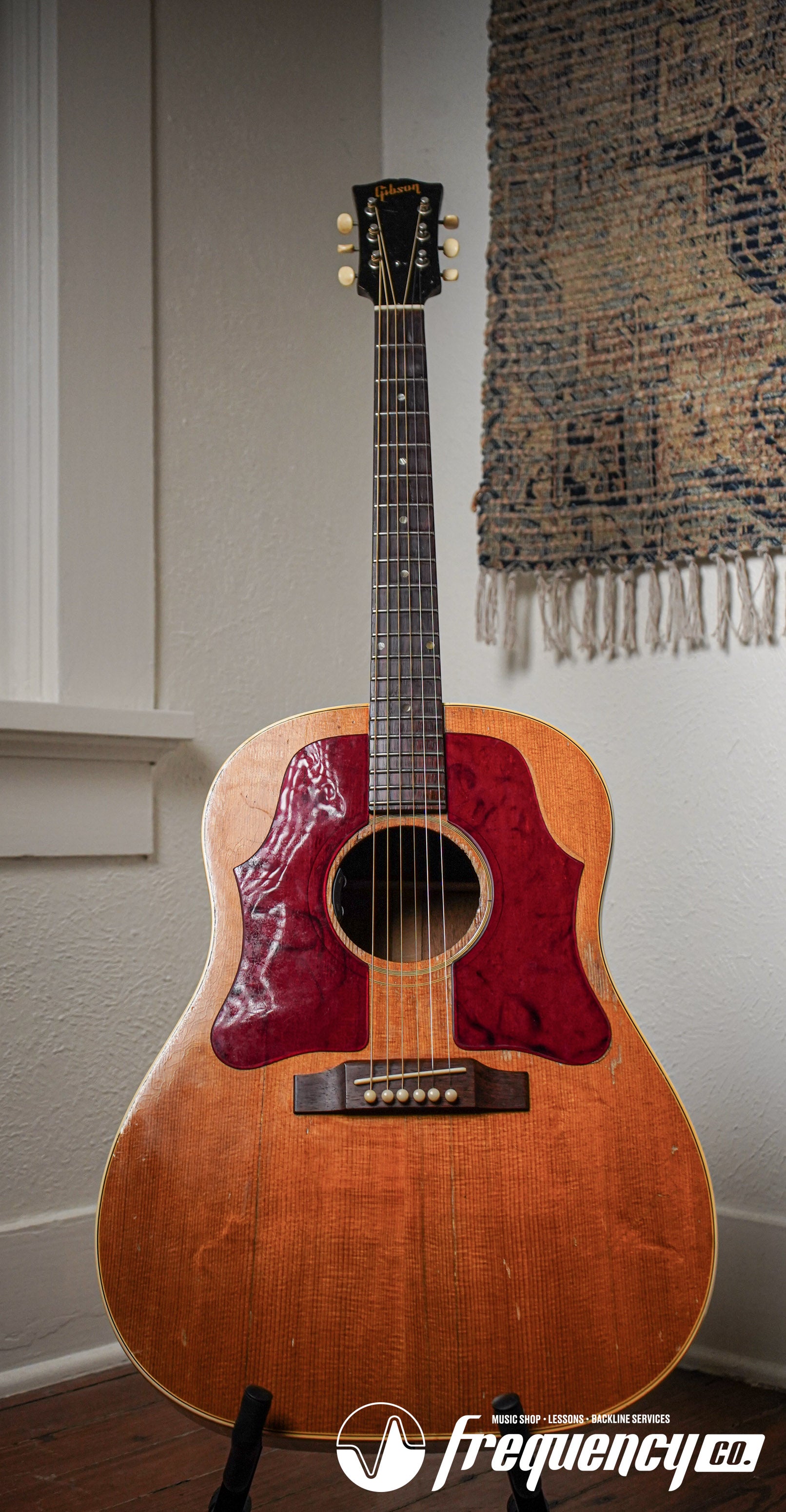 Gibson J-50 Acoustic Guitar with L.R. Baggs HiFi Duet Pickup - 1965