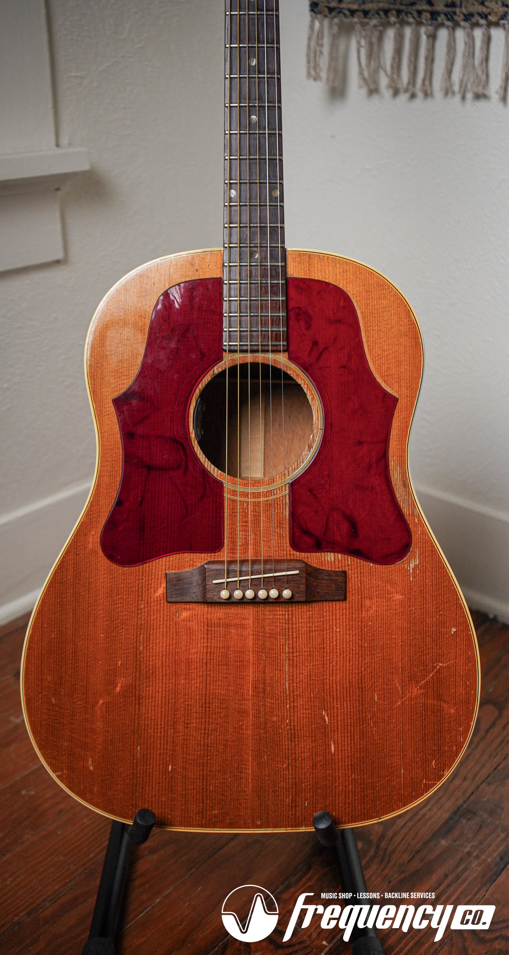 Gibson J-50 Acoustic Guitar with L.R. Baggs HiFi Duet Pickup - 1965