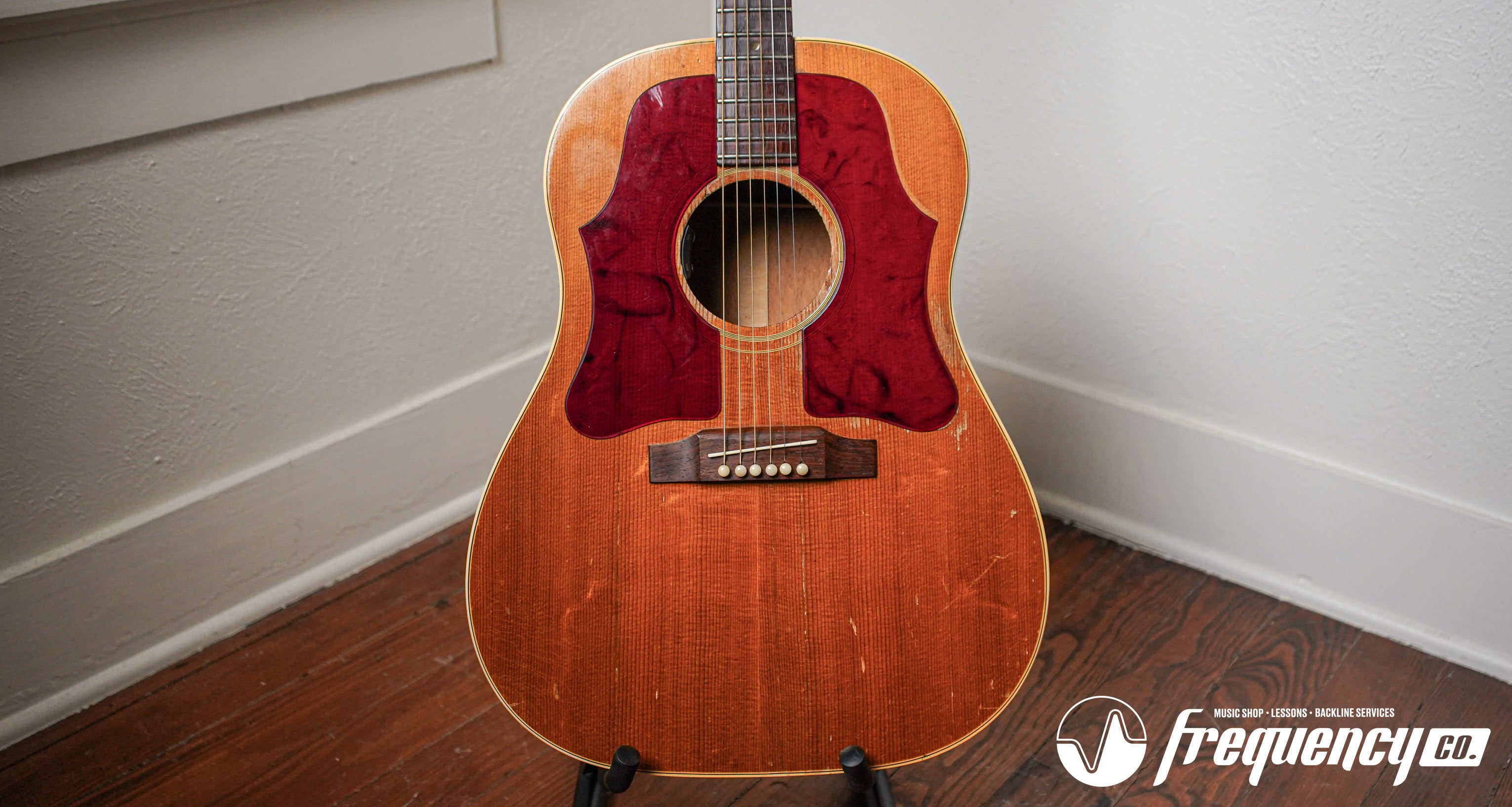 Gibson J-50 Acoustic Guitar with L.R. Baggs HiFi Duet Pickup - 1965