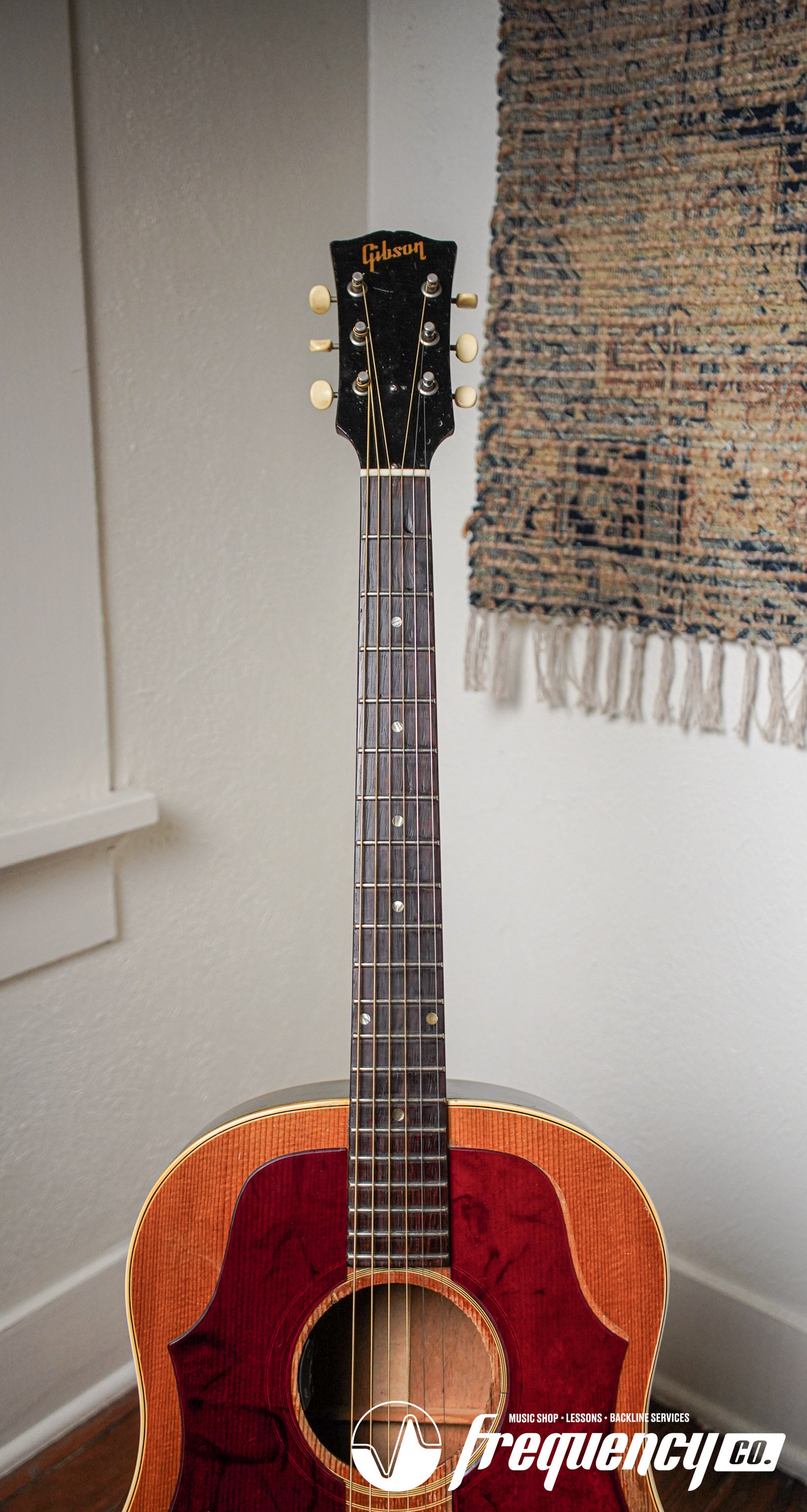 Gibson J-50 Acoustic Guitar with L.R. Baggs HiFi Duet Pickup - 1965