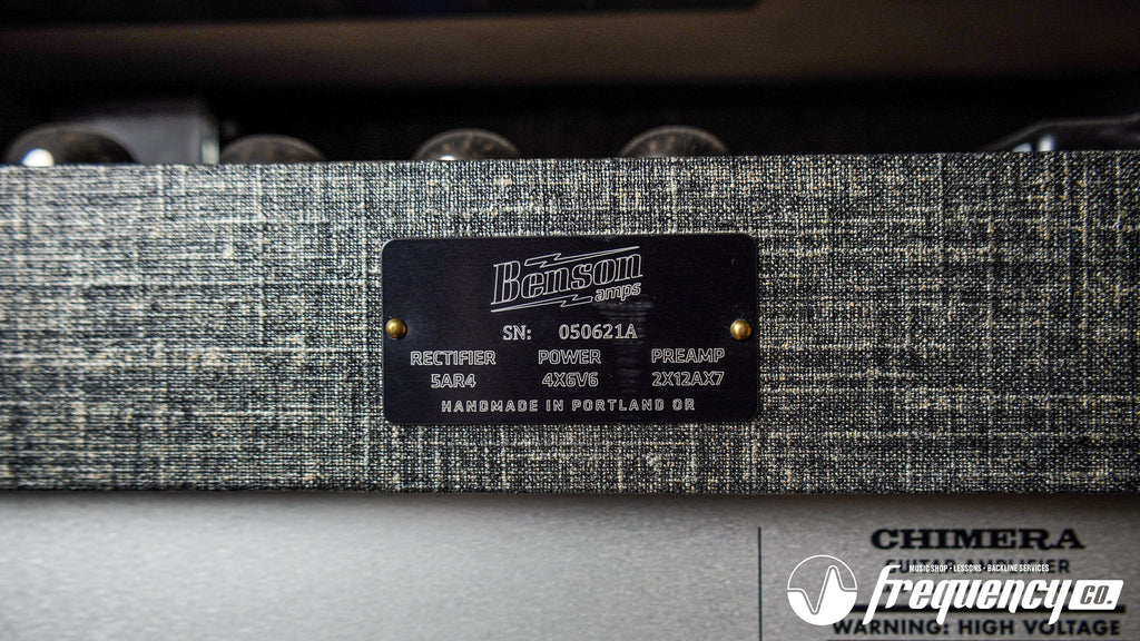 Benson Chimera Night Moves with 2x12 Cabinet with Benson/Weber Speakers