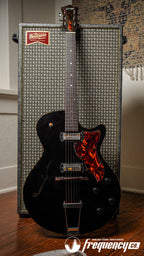 Collings Ladybird Fully Hollow Electric Guitar in Antiqued Jet Black - 2025