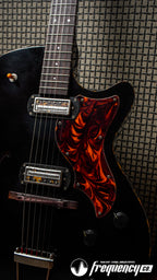 Collings Ladybird Fully Hollow Electric Guitar in Antiqued Jet Black - 2025