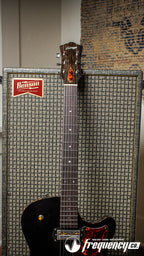 Collings Ladybird Fully Hollow Electric Guitar in Antiqued Jet Black - 2025