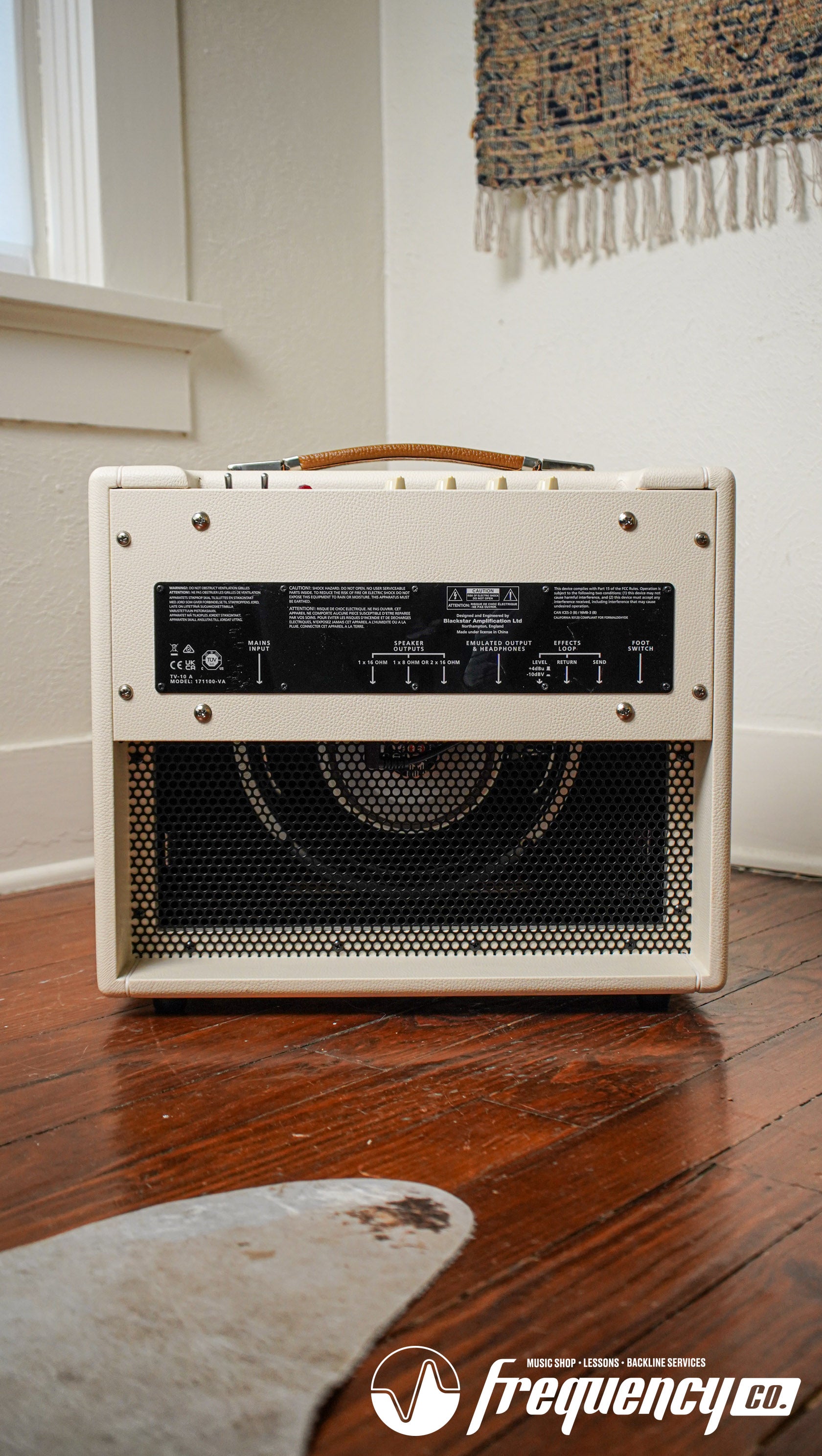 Blackstar TV-10A 10W 1x12 Tube Combo Guitar Amp Cream